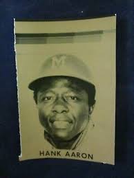 Vintage Hanke Aaron Home Runk King Milwaukee Brewer MLB Wire Press Photo