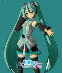 Project Diva F2nd Pose Realtoon U3d By Mjq3690 Hatsune Miku Hatsune Miku Project Diva Hatsune