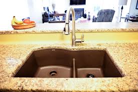 Backsplashes that match cafe brown granite countertop and. Blanco Silgranit Cafe Brown Sink