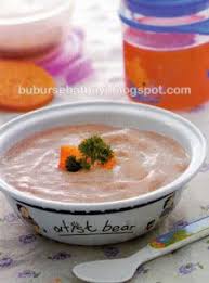 Resep Bubur Tips Trik Sehat Bayi 6 12 Bulan Bubur Ayam Beras Merah Food Chowder Cheeseburger Chowder