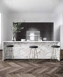 Paris Apartment By Jessica Vedel Modern French Interiors Modern Marble Kitchen Kitchen Marble