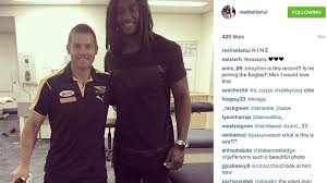 Find the perfect ben cousins stock photos and editorial news pictures from getty images. Ben Cousins Returns To West Coast Eagles And Snaps Photo With Nic Naitanui