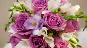 Beautiful Purple And White Flowers Bouquet 1080p Hd Wallpaper Beautiful Flowers Beautiful Flowers Pictures Flowers