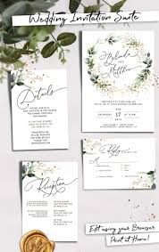 Bohemian Wedding Invitation Template Purchase Edit And Print Within Minutes You Do Bohemian Wedding Invitations Wedding Invitations Boho Wedding Invitations