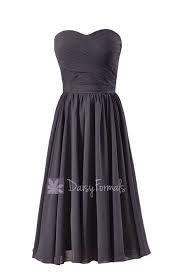 Attractive Short Length Slate Gray Bridesmaid Dress Sweetheart Chiffon Formal Dress Bm10824s Grey Bridesmaid Dresses Short Grey Bridesmaid Dresses Custom Bridesmaid Dress