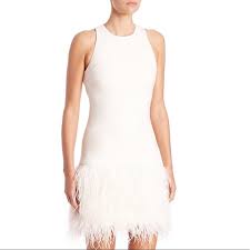 1.different color size to choose 2. Elizabeth And James Dresses Elizabeth And James White Dress Ostrich Feathers Poshmark