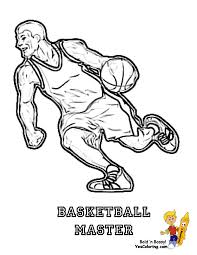 Through this coloring page you're able to check whether your kid is acquainted with the fundamental colours. Smooth Basketball Coloring Pages Basketball Free Men S Sports