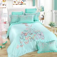 Mint donut scandi downloadable nursery prints mint green grey scandinavian, mint nursery, green decor, green nursery, wall art kids decor. Mint Green Grey And Pink Beautiful Girl And Colorful Butterfly Print Princess Themed Full Queen Size Tencel Lyocell Bedding Sets Hipsterbedding Com