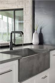 If you have purchased a black granite composite sink, could you please tell me any pros and cons you have found to be true with it? Being In The Kitchen It Is Normal To Fret About Your Sink Staining And To Develop A Lousy Look You A Apron Front Kitchen Sink Farmhouse Sink Concrete Kitchen