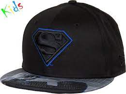 Superman New Era Kids 950 Character Outline Black Cap Ages 4 10 Yea Lovemycap New Era Kids Superman News Black Cap