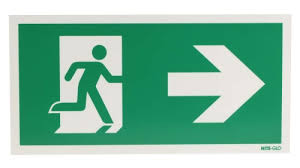Check spelling or type a new query. Plastic Fire Exit Right Non Illuminated Emergency Exit Sign Rs Components