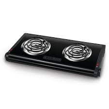 Black And Decker Flat Top Grill Black Decker Double Burner Portable Buffet Range Black Db1002b Double Burner Black Decker Induction Heating