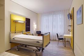 Projekt Helios Klinikum Krefeld Hauptgebaude Ludes Architekten Patientenzimmer C Mark Wohlrab Hospital Interior Modern Hospital Ward Room
