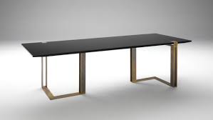 Black And Gold Table By Paolocastelli Dining Table Gold Dining Table Chairs Gold Dining