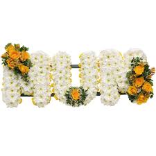 A modern twist on a traditional tribute. Mum Funeral Tribute Funeral Flowers In Westcliff On Sea Essex