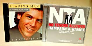 2 lot CDs: No Tenors Allowed and Leading Man, Thomas Hampson & Samuel Ramey 