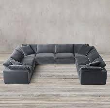 Cloud Modular U Sofa Sectional Sectional Sofas Living Room Sectional Sofa Comfy Large Sectional Sofa