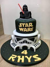 Star Wars Darth Vader Stormtrooper Birthday Cake Star Wars Cake Ideas Of Star Wars Cake Starwars Cake Star Wars Birthday Cake Star Wars Cake War Cake