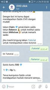 Check spelling or type a new query. Bot Ovo Telegram Tutorial Android Aplikasi Penghasil Uang Dan Inet Gratis Facebook