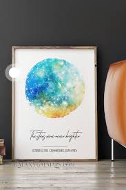 Get Your Star Chart By Date And Place Astrology Art 30th Birthday Gift Uniq Beth Get Your 30th Birthday Gifts Baptism Gifts For Boys Astrology Art