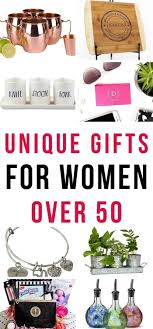 From traditional flowers, jewelry and glassware gifts, to experience days or personalized gifts about their life to date if you've got the time put together this gift, it's sure to be a lovely present for the nostalgic. 52 Unique Gifts For Women Over 50 2021