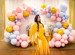 According to tradition, baby showers should be hosted by a friend or distant relative (like a cousin or an aunt) instead of a close family member. Bellanaija Weddings On Twitter When Your Baby Shower Gives Us Bridal Shower Inspiration Decor D2i Events Photography Mstar Photography Video Themoonlevel Fabric Noblewomancouture Dress R Modernfashion Balloons Weballoonz Cake Cakesbymavis Backdrop