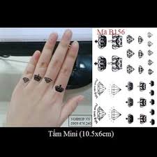 Hình xăm kim cương mini. Hinh XÄƒm Dan Kim CÆ°Æ¡ng Nhá» B156 Giáº£m Chá»‰ Con 18 000 Ä'