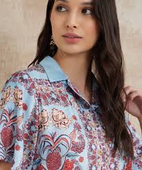 Camisa Resort Estampado Tropical Beatriz Camacho x Patprimo