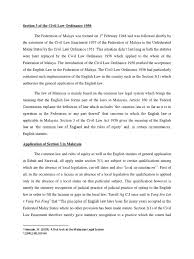 The civil law act 1956 (revised 1972) provides for the application of. Section 3 Of The Civil Law Ordinance 1956 Malaysia Common Law