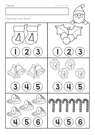 Christmas Math Literacy Worksheets Activities No Prep Packet For Kindergarten Count Christmas Math Worksheets Kindergarten Math Worksheets Christmas Math