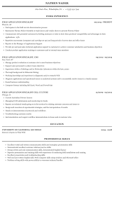 field application specialist resume