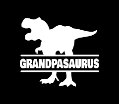 Dinosaur Grandpasaurus T Rex Family Gift Digital Art By Rachel R