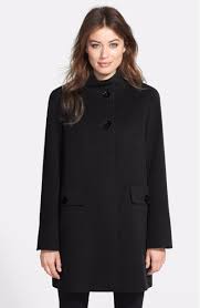 Details About Cinzia Rocca Due Patch Pocket Wool Cashmere Blend Car Coat Sz 4 Fit For Sz 10