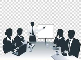 Business Networking Presentation Clip Art Business People Meeting To Discuss The Report Of Material Png Bus In 2020 Business Networking Presentation Business People