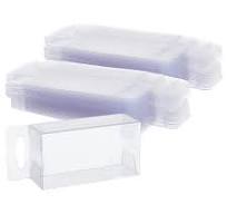 AHANDMAKER PVC Plastic Box 30 Pieces Rectangle Foldable ...