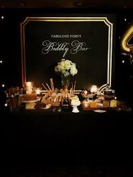 Classy 40th Birthday Party Ideas For Women Fabulous 40th Birthday Party Oh It S Perfect Glitter Birthday Parties Glitter Birthday 40th Birthday Parties