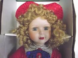 Seymour Mann, "Baby Take a Bow" Shirley Temple 24" Porcelain Doll In Box