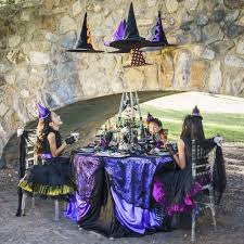 Witch Tea Party Witch Tea Party Party Ideas Photo 15 Of 16 Birthday Halloween Party Halloween Tea Party Halloween Party