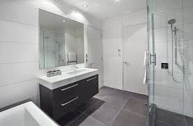 Vanity Laminex Licorice Linea Looks Nice With Gray Tiles Bathroom Renos Bathroom Lighted Bathroom Mirror