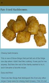 Hash Brown Recipes Amazon Com Br Appstore For Android
