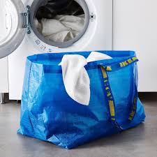 Frakta Shopping Bag Large Blue 19 Gallon 71 L Ikea Ikea Shopping Blue Bags Ikea