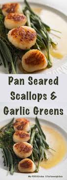 High protein low carb recipes can be high in saturated fat, if a low carb diet meal plan you are following minimizes saturated fat, find the appropriate recipe below. My Pcos Kitchen Fatforweightloss Pan Seared Scallops Garlic Greens This Easy Low Carb And Scallops Seared Seafood Casserole Recipes Pan Seared Scallops
