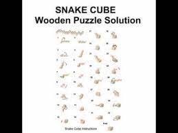 The 4x4x4 king snake has 64 blocks ( vs. Snake Cube Puzzle Solution Cube Puzzle Brain Teaser Puzzles Solutions