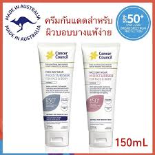 Sunscreen tips | cancer council australia. Cancer Council Spf 50 Face Body Moisturiser 150ml Shopee Thailand
