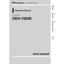 Need wiring diagram for pioneer deh p3900mp. Pioneer Deh 1050e Xs Es Owner S Manual Immediate Download
