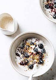 Use fresh or frozen blueberries as the fruit. Easy Creamy Keto Overnight Oats Sugar Free Londoner