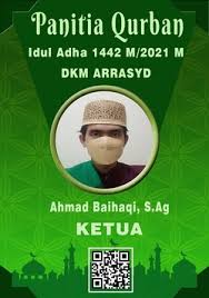 118undangan qurban doc web sekolah indonesia gratis pengumuman sekolah. Download Design Id Card Panitia Qurban 2021 1442 Format Cdr Psd Dan Png
