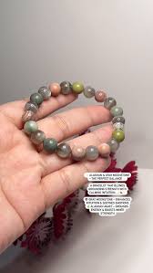 Buddha Stones Armband aus natürlichem Alashan-Achat