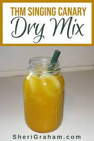 If You Love The Thm Singing Canary Drink You Will Love This Mix Make Up A Big Batch Of This Sing Trim Healthy Recipes Trim Healthy Mama Drinks Singing Canary