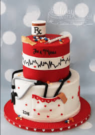 Topfunyy nurse graduation cupcake toppers gold glitter cake toppers food picks for nursing graduation medical rn themed nursing grad party decorations 3.5 out of 5 stars 2 £4.99 £ 4. 26 Creative Nurse Themed Cakes For Birthdays Or Graduation